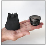 Wide-angle 0.42X fisheye Lens.